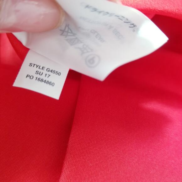 J. Crew size 6T Cotton Silk Ruffle One Shoulder Dress Holiday Christmas Party - Picture 13 of 14